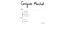 Tablet Screenshot of gregmarchal.com
